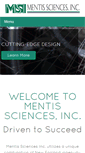 Mobile Screenshot of mentissciences.com